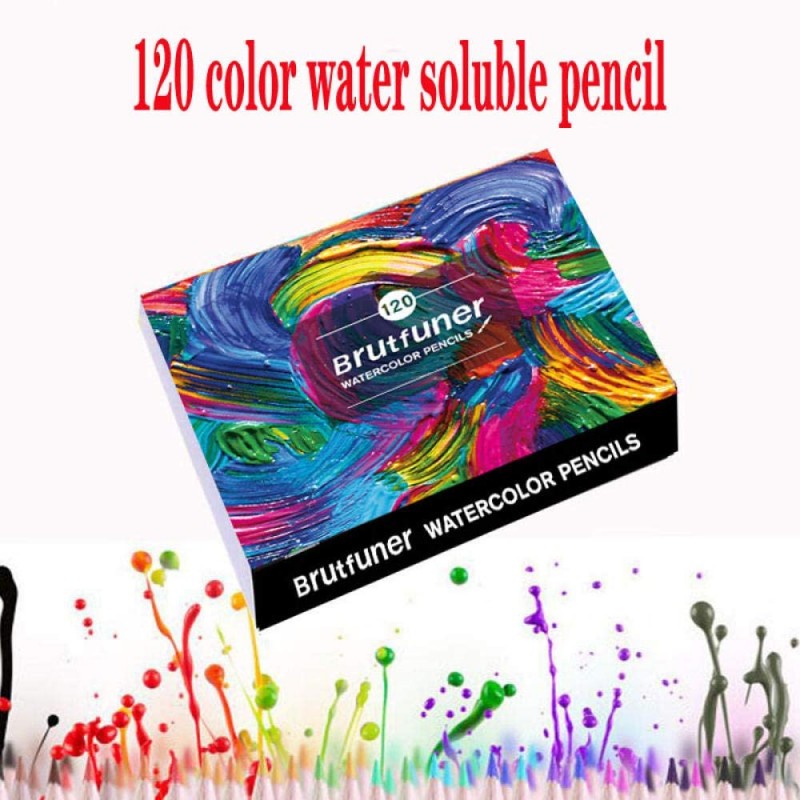 Colored Pencils Set, Professional Water Soluble Pencil Set For Adults  Children Color Mixing Paint And Sketches, Wooden Color Pencils For Coloring  Book