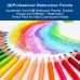 150 Color Professional Watercolor Pencil Set Art Supplies for Coloring, Drawing, Shading